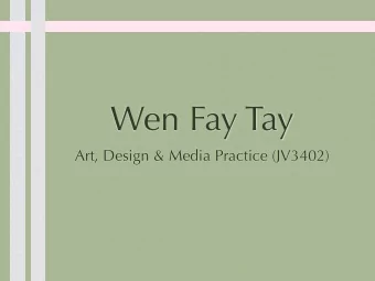 Wen Fay Tay  Art, Design &amp; Media Practice (JV3402)  Shigeru Ban  building out of papers