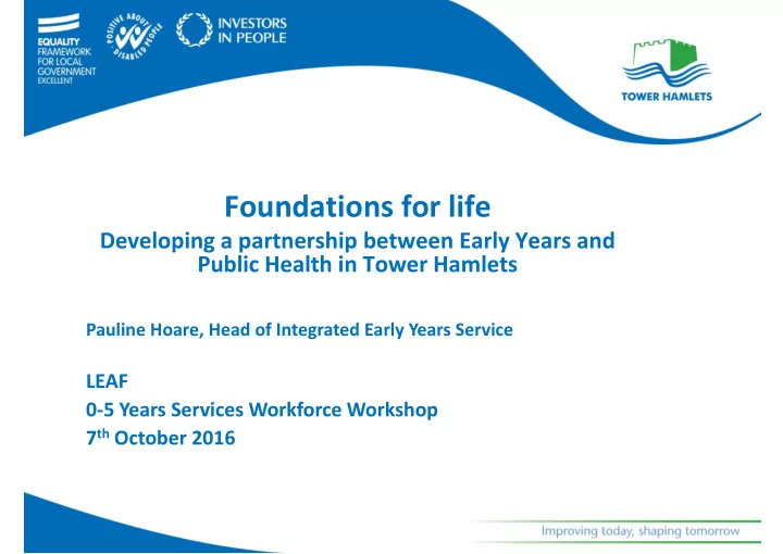 foundations for life