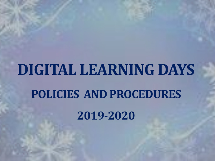 digital learning days