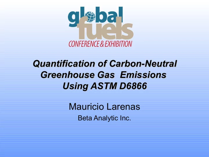 quantification of carbon neutral quantification of carbon