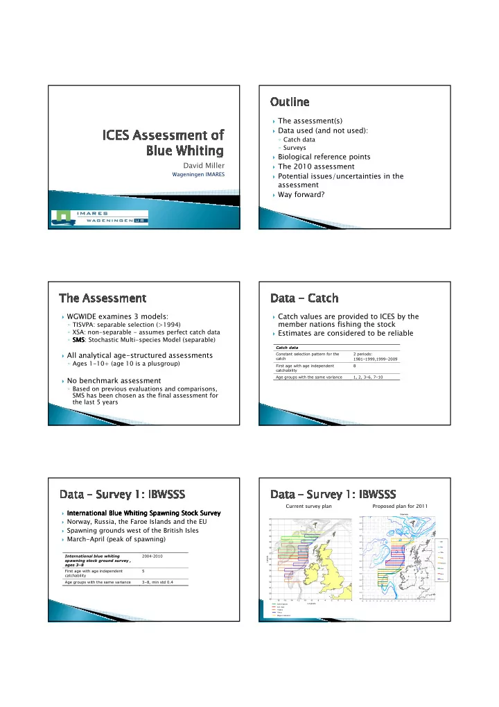 the assessment s data used and not used