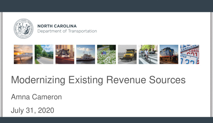 modernizing existing revenue sources
