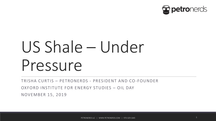 us shale under pressure
