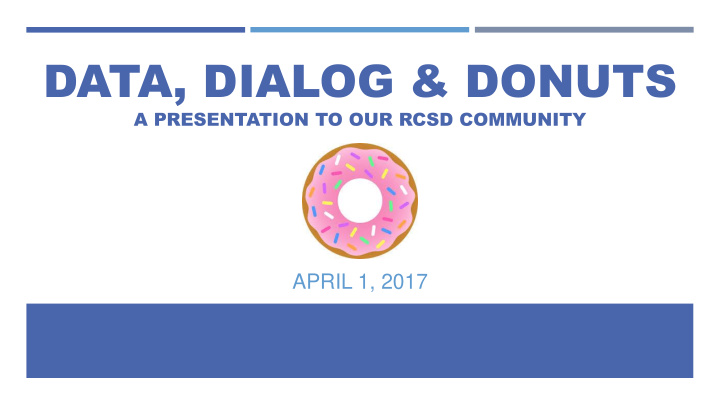 data dialog donuts