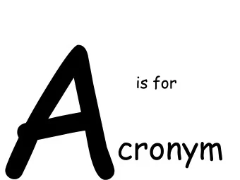 A  is for  cronym  start  1.0  0.8  0.6  0.4  0.2  0.0  0.0  0.2  0.4  0.6  0.8  1.0  We Innovate