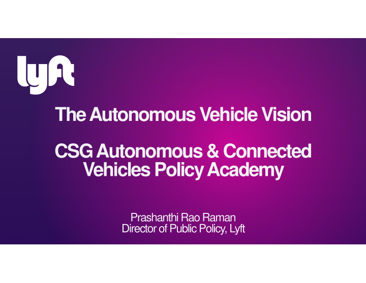 the autonomous vehicle vision csg autonomous connected