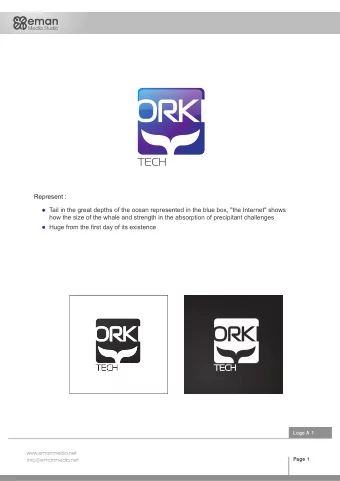 TECH  Represent :  Tail in the great depths of the ocean represented in the blue box, &quot;the