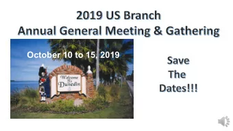 October 10 to 15, 2019  Founded in 1852.  Named in 1882 by two Scottish merchants.