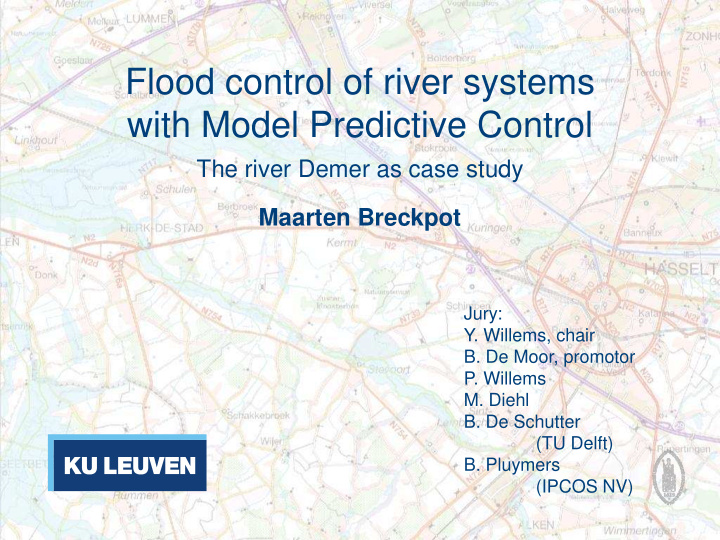 flood control of river systems