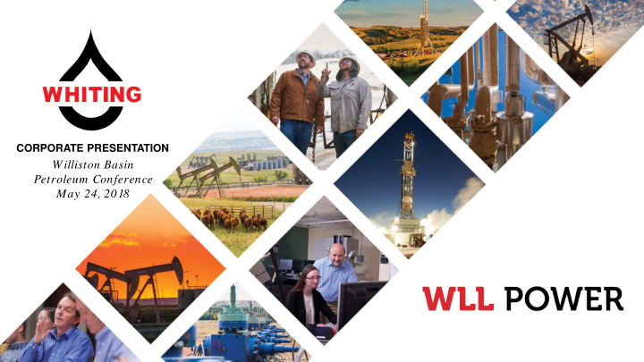 williston basin petroleum conference may 24 2018