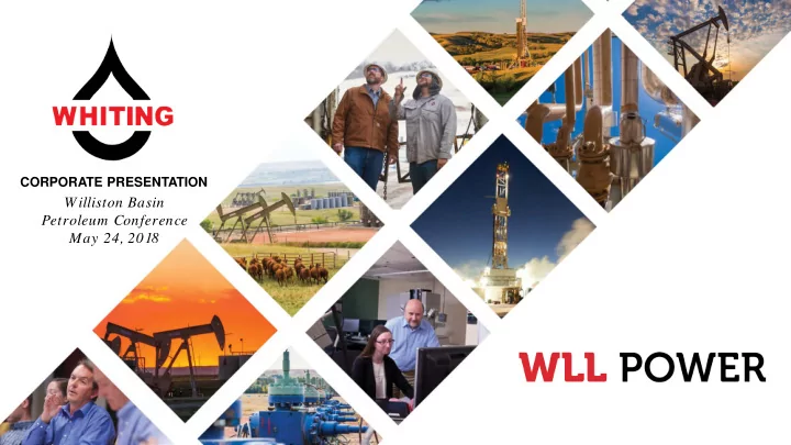 williston basin petroleum conference may 24 2018