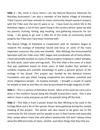 Slide   1     My   name   is   Cyrus   Harris   I   am   the