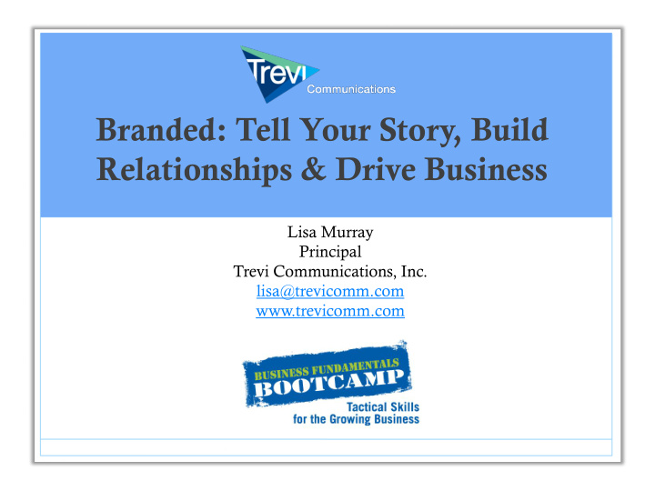 branded tell your story build