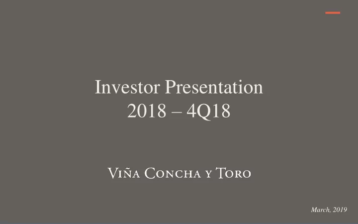 investor presentation