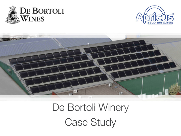 de bortoli winery case study de bortoli background
