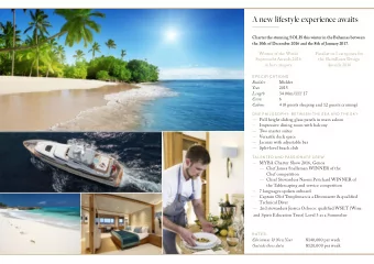 A new lifestyle experience awaits  Charter the stunning SOLIS this winter in the Bahamas between