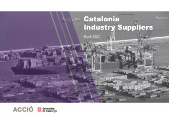 Industry Suppliers  Mar de 2020  March 2020 Catalonia Industry Suppliers | Portals and Business