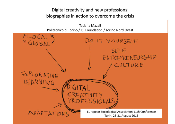 digital crea vity and new professions biographies in ac