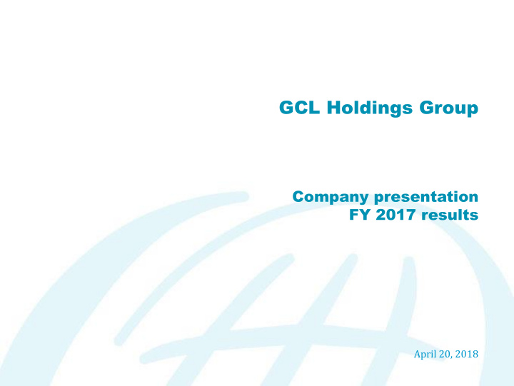 gcl holdings group