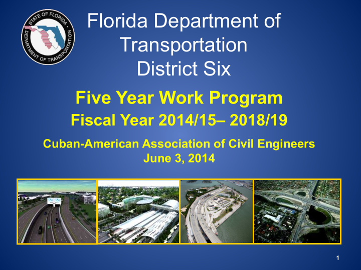 florida department of transportation district six