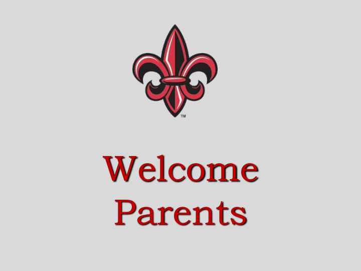 welcome parents