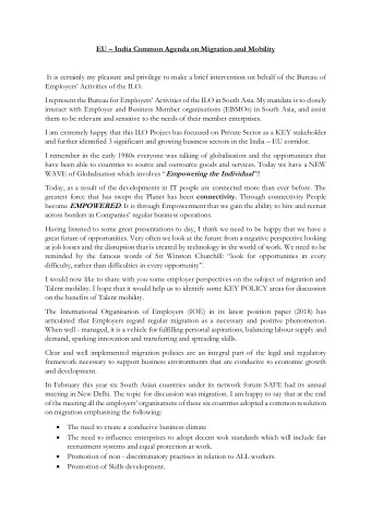 The physical movement of workers within or across organisations, industries or  countries, and