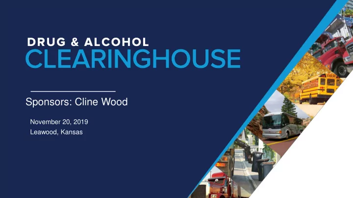 sponsors cline wood