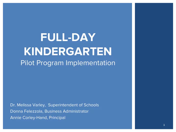 full day kindergarten