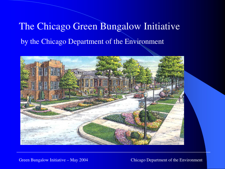 the chicago green bungalow initiative