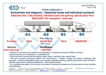 Exclusivism and elegance  Detached house and individual courtyard  Detached villa - fully