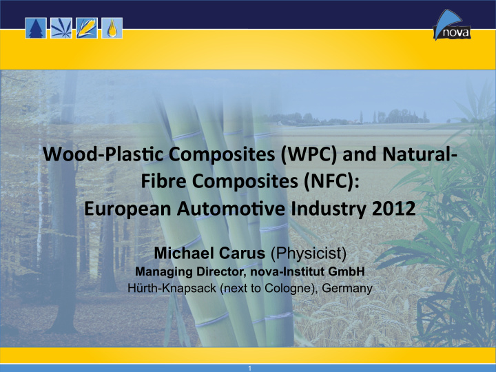 wood plas c composites wpc and natural fibre composites