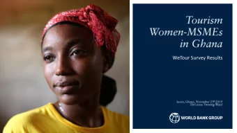 WeTour Survey Results  WHY?  WHERE?  1.  MORE WOMEN WORKING  2.  MORE WOMEN EMPLOYERS  3.  MORE