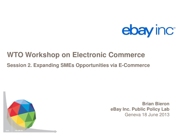 wto workshop on electronic commerce