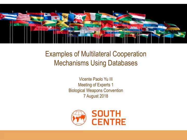 examples of multilateral cooperation