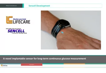 A novel implantable sensor for long-term continuous glucose measurement  CORPORATE  THE READ-OUT