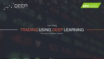 TRADING USING DEEP LEARNING  MAN VS MACHINE  Orders By  Algorithms  84%  Orders By  Human  16%