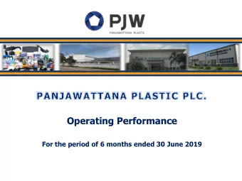 Operating Performance  For the period of 6 months ended 30 June 2019  -1- CG Score:  Part 1