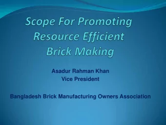 Bangladesh Brick Manufacturing Owners Association Introduction Of Brick  From the beginning of