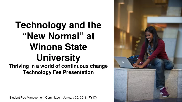 technology and the new normal at winona state university