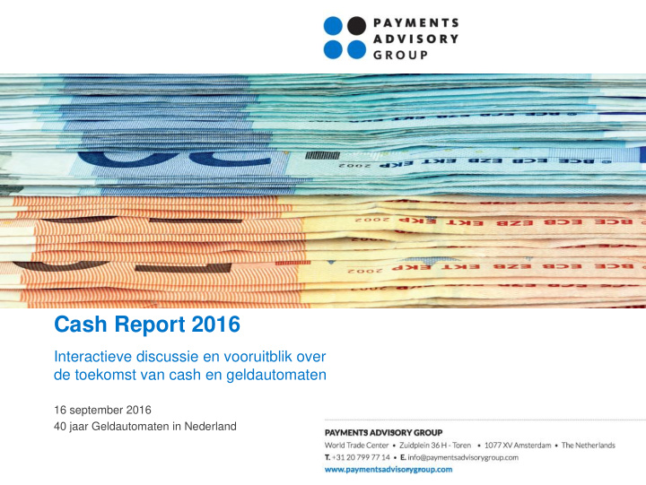 cash report 2016