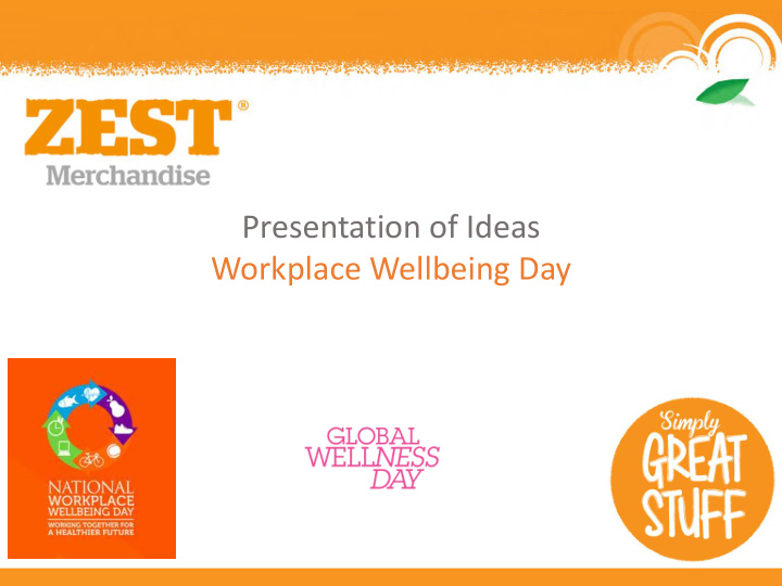 workplace wellbeing day