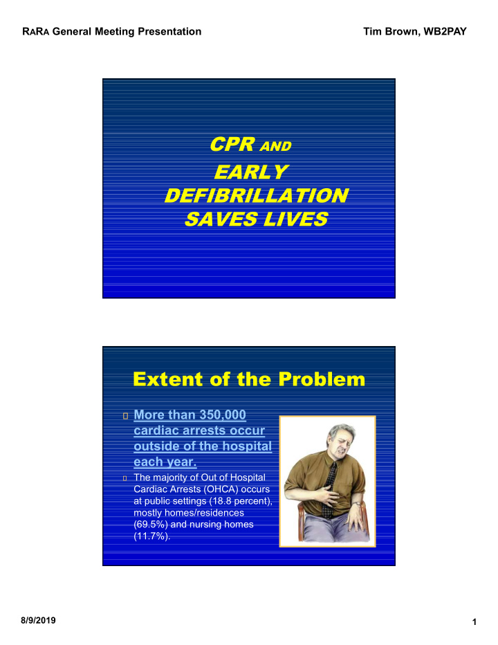 early defibrillation saves lives