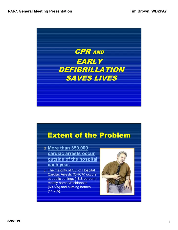 early defibrillation saves lives