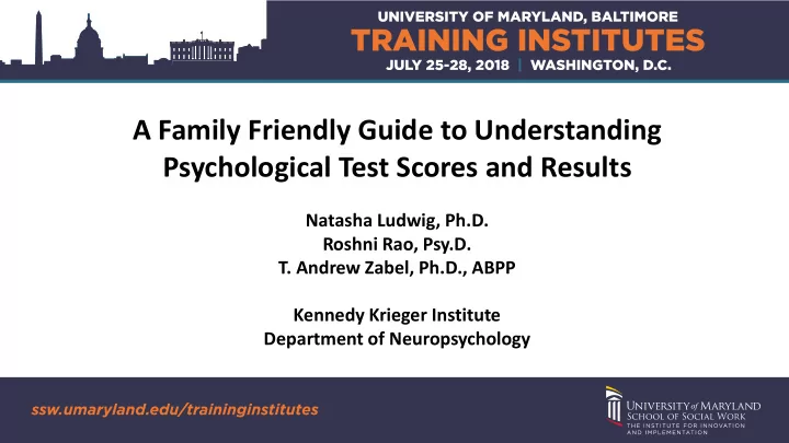 a family friendly guide to understanding psychological