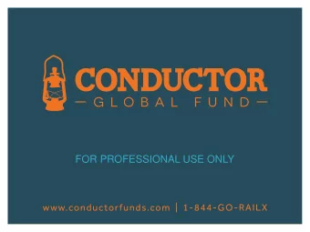 FOR PROFESSIONAL USE ONLY  PORTFOLIO PROCESS  THE PORTFOLIO:  GENERAL OVERVIEW    Individual