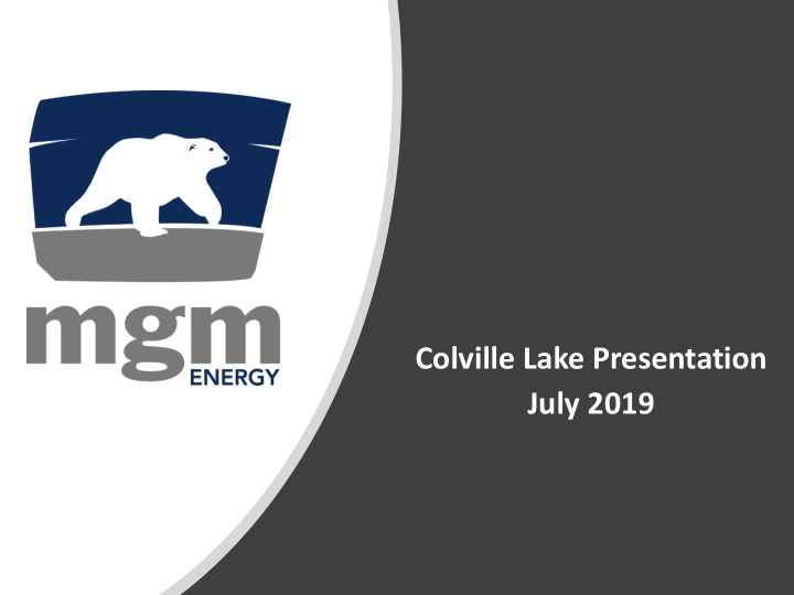 colville lake presentation july 2019 di discl claimer