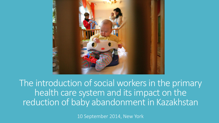 the introduction of social workers in the primary health