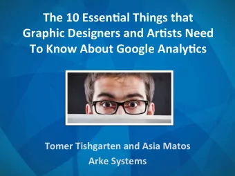 The  10  Essen*al  Things  that    Graphic  Designers  and  Ar*sts  Need