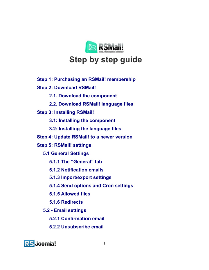 step by step guide