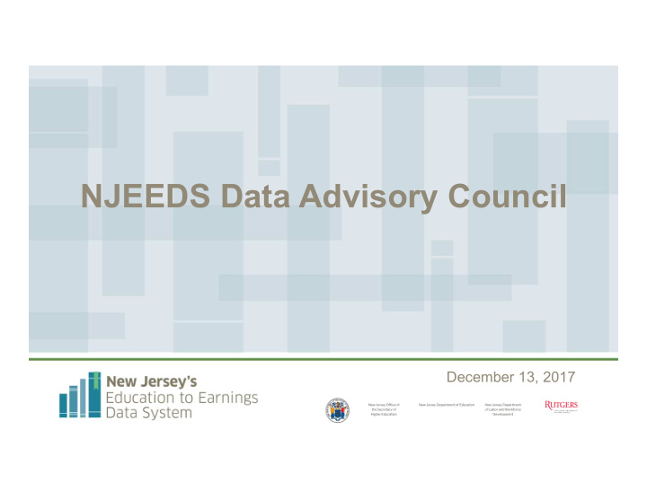 njeeds data advisory council